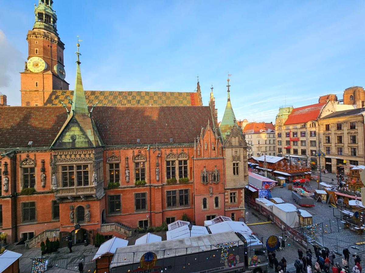 Rynek Market Square Wroclove Tectum Apartments Z Widokiem Na Rynek Wrocław Exteriör bild